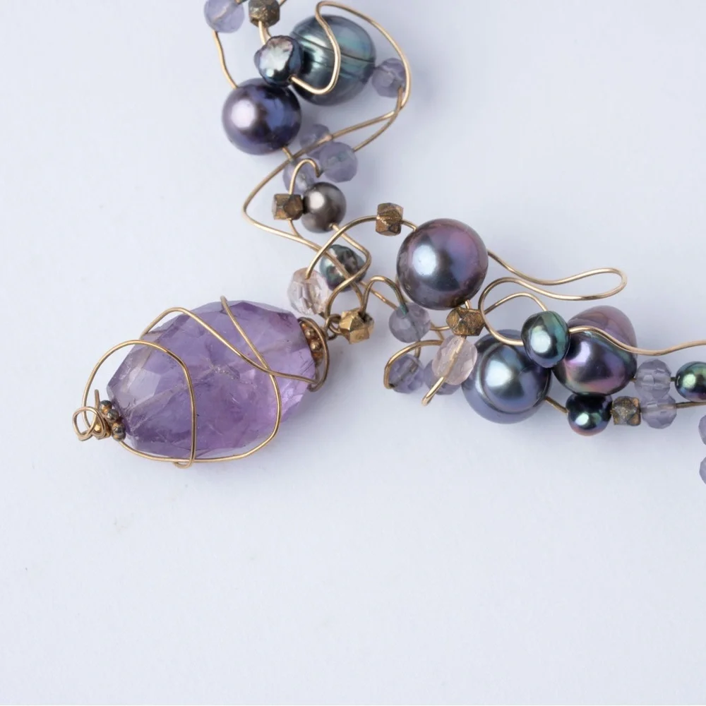 VINTAGE Necklace‎ By Lynda Caris Of Muse IX Hawaii B6